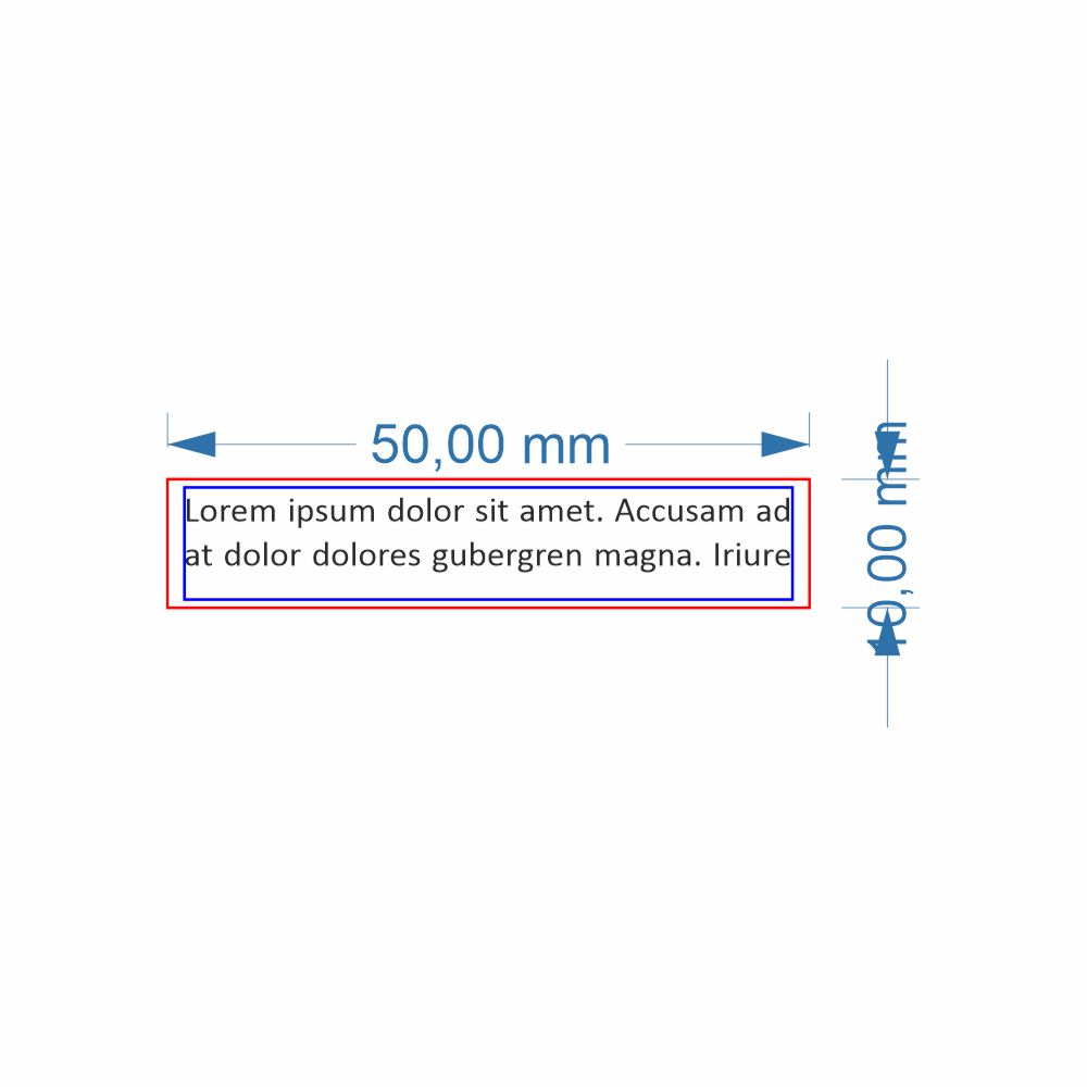 GOMMINO dimensioni 10x50 mm 1/2 righe